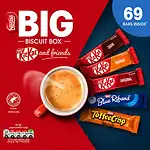 Nestlé Kitkat and Friends Big Biscuit Box | 69 x Chocolate Biscuit Bars 1.357kg