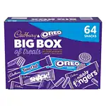 Cadbury & OREO Big Box of Treats, 64 Assorted Chocolates 1618 g (Pack of 1)